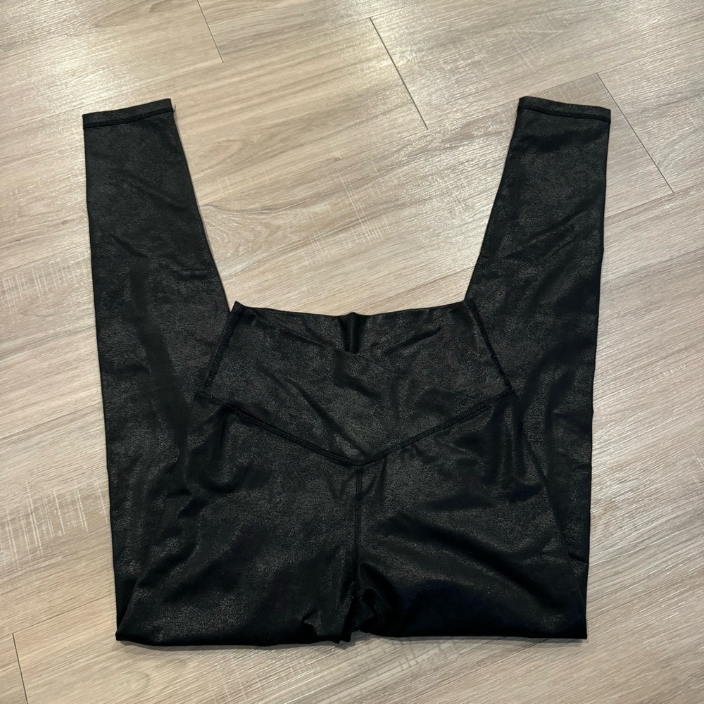 Aerie Shine V-Waist Leggings Black